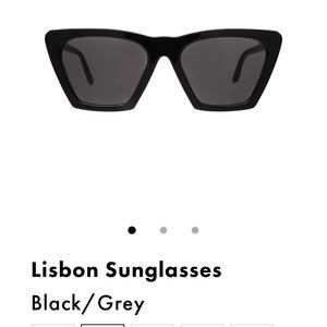 Lightly used illesteva Lisbon black glasses